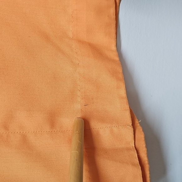 Vtg Handmade Floral Butterfly Embroidered A-line Dress Ruffle Neck - Picture 7 of 10